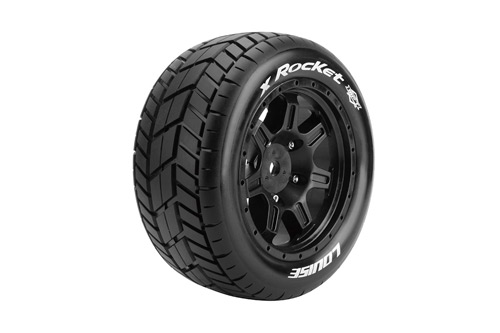 LR-T3295B - X-Rocket 1_7 X-MAXX Komplettrad 24mm (2 Stk.) Louise LR-T3295B