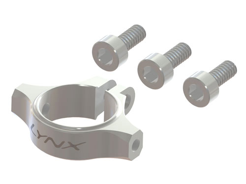 LX1377 - Aufnahme Heckstreben aluminium silber - 180 CFX LYNX LX1377
