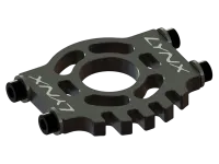 LX2564-3 - Motor Mount CNC Alu black - 130 S