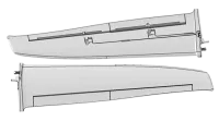 MPX-1-00124 - Tragflaechensatz gebaut (ohne RC+Dekor) FUNRAY