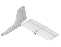 MPX-224173 - Leitwerks-Formteile TwinStar II_BL