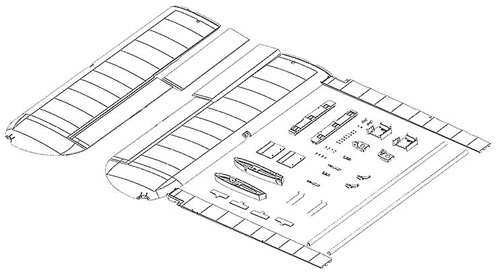 MPX-224432 - Tragflaechensatz FunCub XL Multiplex MPX-224432