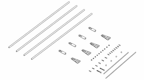 MPX-224443 - Flaechenverstrebungen FunCub XL Multiplex MPX-224443