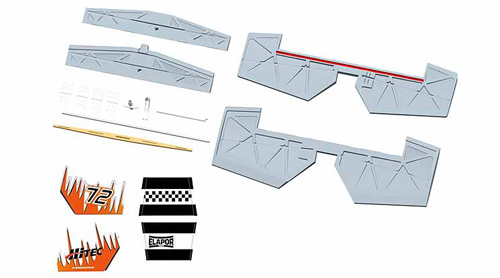 MPX-224465 - Hoehenruder (weiSz inkl. Dekor) Extra 330 SC Multiplex MPX-224465