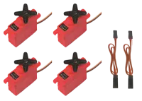 MPX-65166 - Servo Set inkl. Verlaengerungskabel - TwinStar BL
