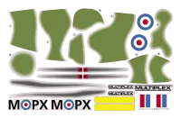 MPX-724580 - Dekorbogen Fighter DogFighter