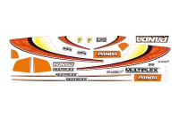 MPX-724648 - Dekorbogen Panda (orange)