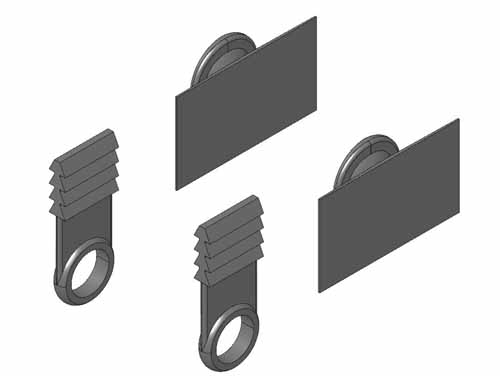 MPX-725136 - Canopy-Lock (2 paar) Multiplex MPX-725136