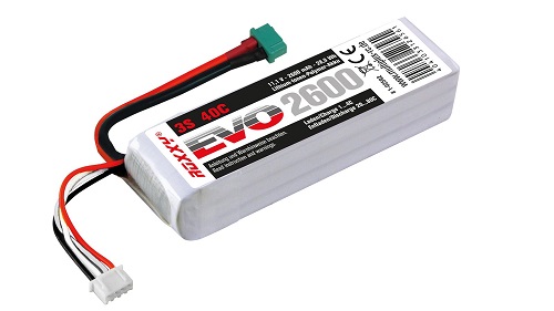 MPX-1-02592 - ROXXY EVO LiPo 3-2600M 40C ; 28.9 Wh Multiplex MPX-1-02592