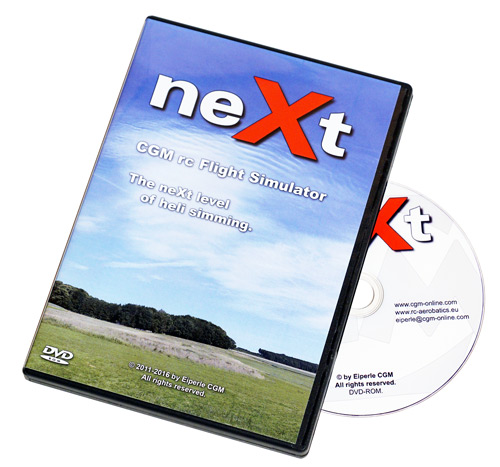 NEXT161002 - neXt CGM RC Modellflugsimulator (DVD) Eiperle CGM NEXT161002