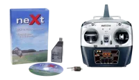 NEXT161003SETM2 - neXt CGM RC Flugsimulator inkl. RX2SIM + T8FB (Mode 2)