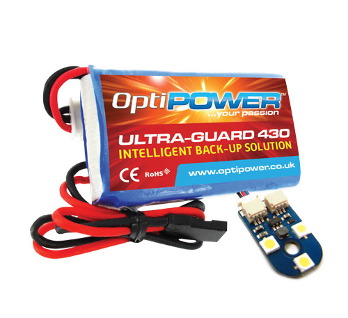 OPRUS2S-L - ULTRA Guard 430 Super Combo (LiPo_LED) Optipower OPRUS2S-L