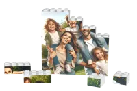 PB-80_77 - Personalisiertes Klemmbaustein-Puzzle 80 x 77 (24 Steine)