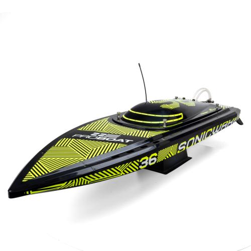 PRB-2171T1 - Sonicwake 36 V3 Boot mit V-Rumpf. fahrbereit (RTR). schwarz Pro Boat PRB-2171T1
