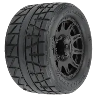 PRO1020610 - 1_8 Menace HP BELTED F_R 3.8 MT Tires Mounted 17mm Black Raid (2)