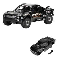 PRO361818 - 1_7 Pre-Cut 1997 Ford F-150 Trophy Truck Riviera Black Body: Mojave
