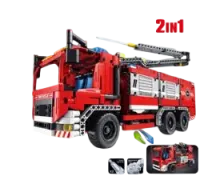 QH-6805 - Qihui Fire Truck 2in1 (1288 pcs)