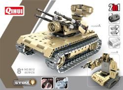 QH-8012 - 2-in1 Anti-Aircraft Panzer 2.4GHz (457 Teile) QIHUI QH-8012