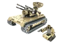 QH-8012 - Qihui Anti-Aircraft Tank 2in1 (457 pcs)