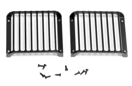 RCWT110282 - RCWare Lampengitter Metall vorne TRX4 Defender (2 Stk.) RCWT110282
