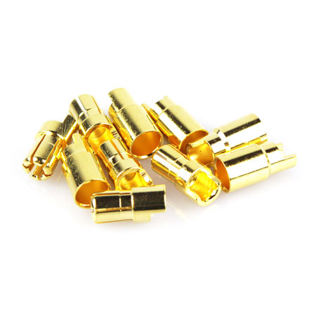 LPAA800234 - Li-Polar Goldkontakt 6.5mm L Stecker_Buchse (5St) LPAA800234