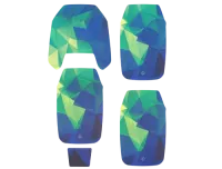 RCWT800229 - RCWare Stickers PVC green_blue DJI Mavic Pro