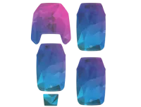 RCWT800231 - RCWare Stickers PVC purple_blue DJI Mavic Pro