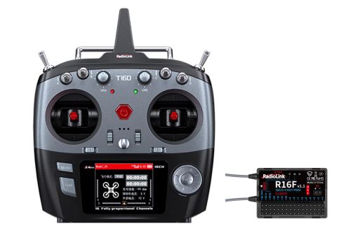 RLT16D - RadioLink T16D 2.4GHz 16-Kanal inkl. R16F (Mode 2) RLT16D