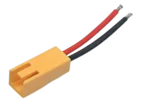 RS573 - Kabel 0.5 qmm mit Molex-Stecker 2 Pin gelb