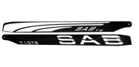 SAB-710TBS - SAB TBS 710 CFK Hauptrotorblaetter