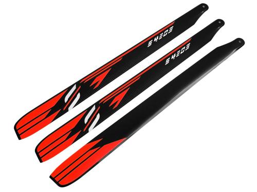 SAB-S4203-O - SAB CF Hauptrotorblaetter S420. orange SAB-S4203-O