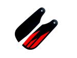 SAB-S72-O - SAB Carbon Fiber Tail Blade 72mm Orange