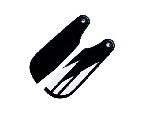 SAB-S72-W - SAB Carbon Fiber Tail Blades 72mm White SAB-S72-W