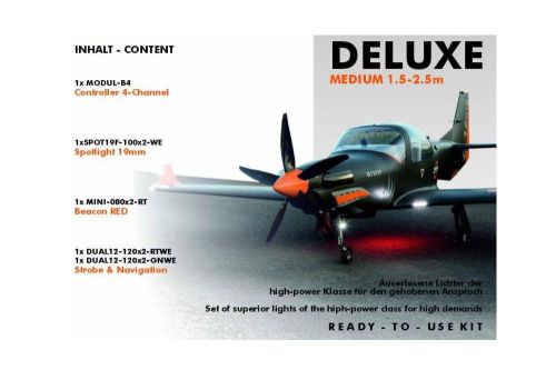 UL-SET-DLX-M - Set fuer Deluxe Serie MEDIUM (1.5m-2.5m) uniLIGHT UL-SET-DLX-M