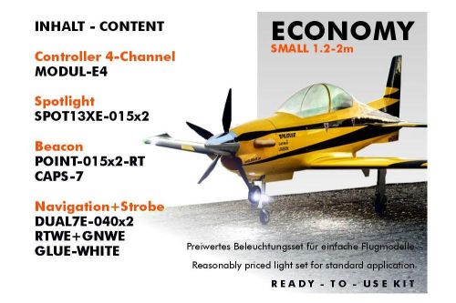 UL-SET-ECO-S - Set fuer Sport-Jets LARGE(1.8m-3m) uniLIGHT UL-SET-ECO-S