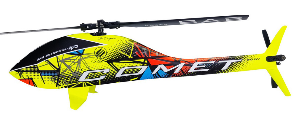 SAB GOBLIN MINI COMET サーボ ジャイロ 受信機付き