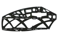 SHRP900076 - Chassis Seitenplatte (links) - Carbon (SH035)