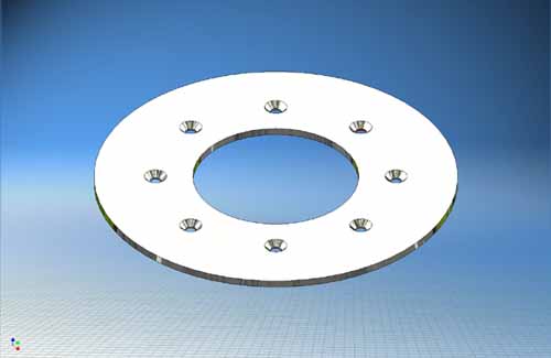 SHRP900093 - Versteifungsplatte - Autorotationszahnrad (SH070) Shape-Heli SHRP900093