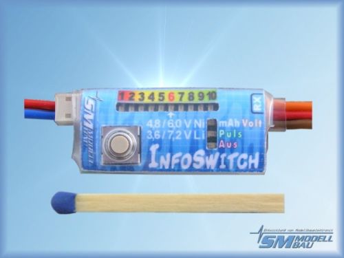 SM-2300 - InfoSwitch mit Graupner_Uni Anschlusskabeln SM-Modellbau SM-2300