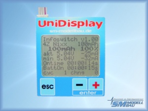 SM-2400 - UniDisplay komplett mit Anschlusskabel SM-Modellbau SM-2400