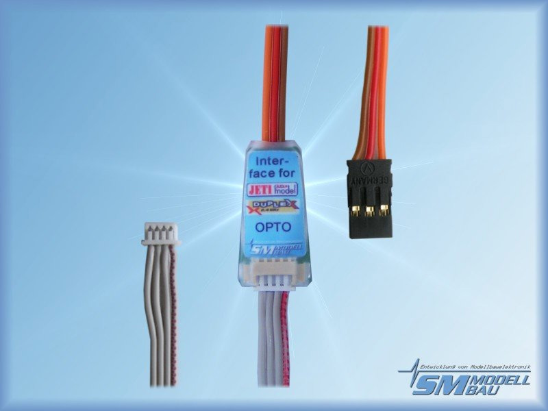 SM-2555 - Jeti Duplex Interface mit Optokoppler fuer UniLog1 SM-Modellbau SM-2555