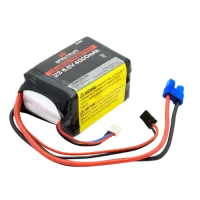 SPMB4000LFRX - 6.6V 4000mAh 2S LiFe Receiver Battery: Universal Receiver. E