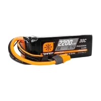 SPMX22003S30 - Spektrum Smart 11.1V 2200mAh 3S 30C LiPo Battery: IC3