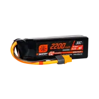 SPMX224S30 - Spektrum 14.8V 2200mAh 4S 30C Smart G2 LiPo Battery: IC3