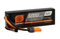 SPMX50002S50H5 - 7.4V 5000mAh 2S 50C Smart Hardcase LiPo Battery: IC5