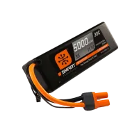 SPMX50003S30H5 - Spektrum 11.1V 5000mAh 3S 30C Smart Hardcase LiPo Battery: IC5
