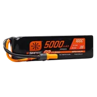 SPMX53S100 - Spektrum 11.1V 5000mAh 3S 100C Smart G2 LiPo Battery: IC5