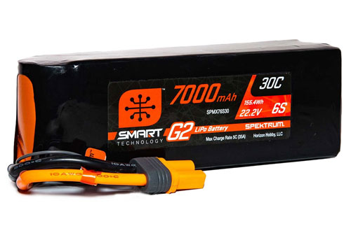 SPMX76S30 - Smart G2 6S 22.2V 7000mAh 30C LiPo IC5 Spektrum SPMX76S30