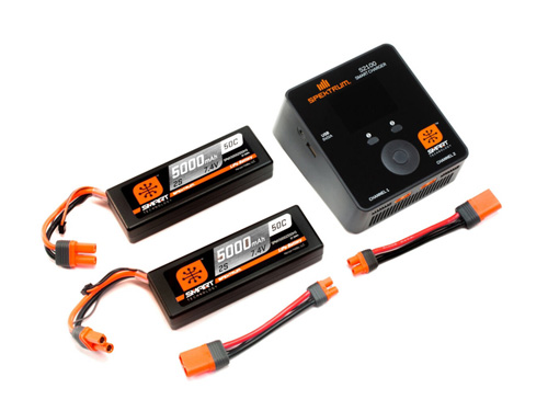 SPMXPS4I - Smart PowerStage 7.4V 2S 5000mAh 50C HC S2100 Bundle Spektrum SPMXPS4I