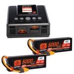 SPMXPSS500I - Smart Powerstage 4S Surface Bundle: (2) G2 5000mAh 2S LiPo I